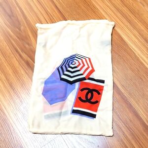 NWOT Chanel authentic fabric pouch